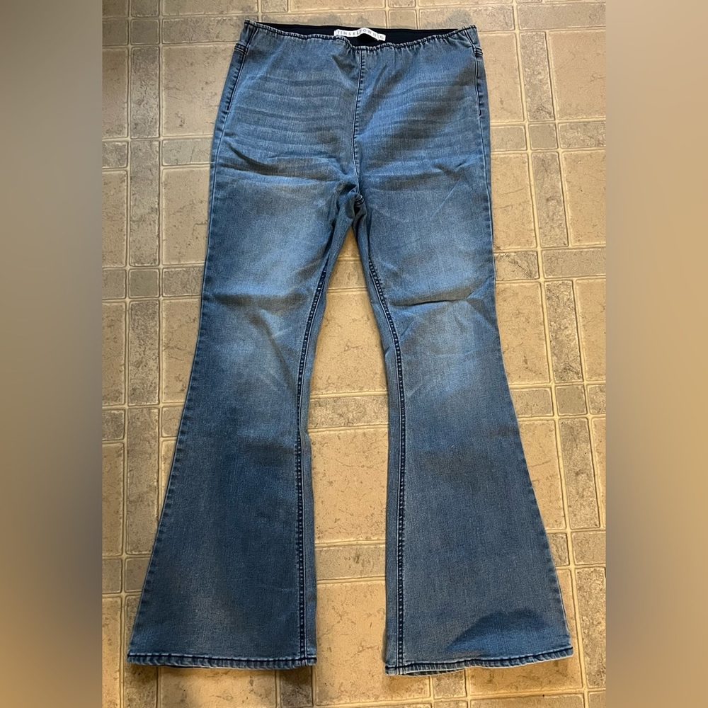 Pull on bell bottoms